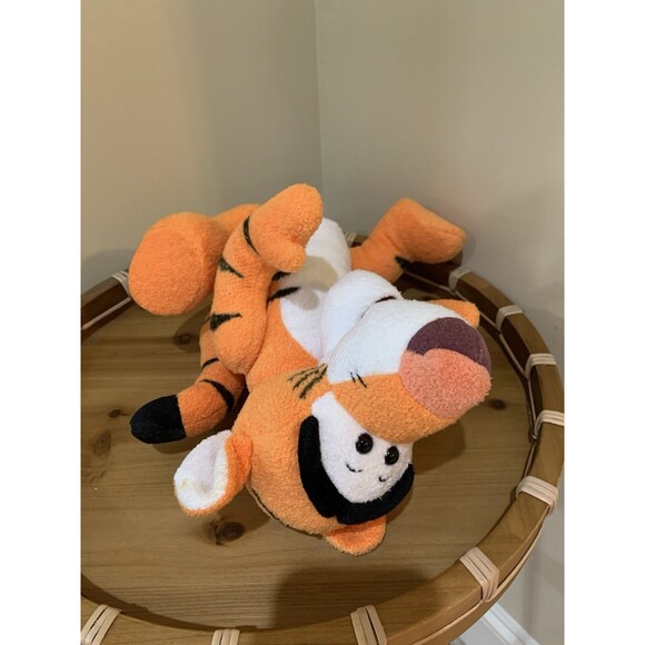 Disney Winnie the Pooh  Tigger Flocked Jointed Moveable Arms &Legs Stuffed - Picture 7 of 7